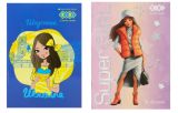 Щоденник шкільний SUPER GIRL, А5, 40 арк, м'яка обкл., скоба, глянц.ламін., SMART Line