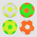 Мяч футбольный микс видов, вес 300-320 грамм, резиновый баллон, материал вспененный PVC, размер №5 /100/