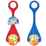 Каталка на палиці, 61см, куля 15см з брязкальцем, 2 кольори, 61-19-14см /24/