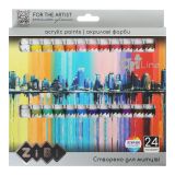 Акрил 24 кольорів х 12 мл, ART Line Акрил 24 кольорів х 12 мл, ART Line