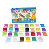 Набір для ліплення з повітряним пластиліном Elastic Clay 30 sticks TM Lovin ОКТО /10/ Набір для ліплення з повітряним пластиліном Elastic Clay 30 sticks TM Lovin ОКТО /10/