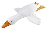 М'яка іграшка Гусак (подушка обіймашка) 160 см  білий, плюш