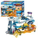 Трек "WToys", ОЗВУЧ. УКР. МОВОЮ, трирівневий трек, підсвічування, звукові ефекти, казка, пісня про космос, автоматичний підіймач, серпантин, літаюча тарілка, 4 машинки, 2 трапи, в кор. /8/