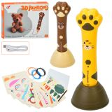 3D ручка 15см, підставка, картки, тип філоменту-PCL(3 кольори), USB-зарядне, аккум, 2 види, в кор-ці, 22-17-5см /24/