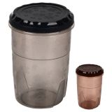 Контейнер харчовий з різьбою "Мокко" 1.5л 12.5*12.5*17.5см PB-734 /48/, ціна за 2 шт. // Контейнер харчовий з різьбою "Мокко" 1.5л 12.5*12.5*17.5см PB-734 /48/, ціна за 2 шт. //