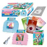 Картридер Знань "WToys", 2 кольори, ОЗВУЧ. УКР. МОВОЮ, USB-кабель, регулювання гучності, 112 карток, 224 зображення, 18 тем, абетка, вірші, пісеньки, казки, в кор. /60/
