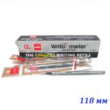 Стер. масл. CL "Writo-meter" 10км, 0,5мм, синий, инд.уп-ка, 118мм, ціна за 12 шт. //