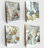 Подарунковий пакет картон 200грм, "Свято наближається" МІКС 4 види, 18*23*8см 6 шт. в уп. /12/ Подарунковий пакет картон 200грм, "Свято наближається" МІКС 4 види, 18*23*8см 6 шт. в уп. /12/