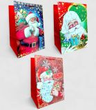 Подарунковий пакет картон 200грм, "Санта з подарунками" МІКС 2 види, 36*54*30?см 2 шт. в уп. /12/ Подарунковий пакет картон 200грм, "Санта з подарунками" МІКС 2 види, 36*54*30?см 2 шт. в уп. /12/