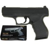 Пістолет страйкбольний Galaxy G.19 Walther P99 G19 метал чорний /36/