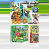 Магнітний конструктор 45 елементів, 2 фігурки героїв, довжина ребра кубика 2 см, в кор. 23*24*3см /144/