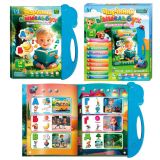 Інтерактивна книга "Чарівний віммельбух" "WToys", ОЗВУЧ. УКР. МОВОЮ, 10 тем, цифри, абетка, скоромовки, в кор. /60/