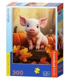 Кастор пазли 300 "Милий осінній порося" 40*29 /20/