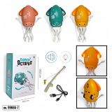 Іграшка танцюючий кальмар-восьминіг на акамуляторі 99966-7