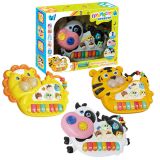 Піаніно “Пухнастий оркестр” "WToys", ОЗВУЧ. УКР. МОВОЮ, вірші, пісні, казки, ноти, підсвічування, 8 клавіш, в кор. /36/